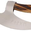 Diydeg Pizza Cutter Axe, Multi Purpose Stainless Steel Handmade Pizza Cutter with Anti Slip Pine Handle, Medieval Pizza Cutter Kitchen Tools for