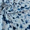 Indigo Dyed Handmade Pure Cotton Tie-Dye Fabric for Tablecloths, Curtains & Creative Decor.
