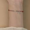 Exquisite Red Koi Fish Woven Bracelet for Girls - Light Luxury Niche Design