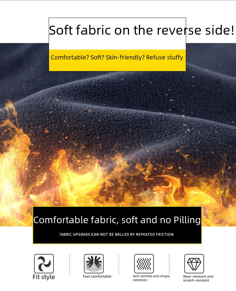 Men's Outdoor Double-Sided Fleece Vest - Thickened Autumn/Winter Polar Fleece Waistcoat