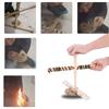 Wood Drilling Fire Making Tool Survival Emergency Ignitor Kit for Outdoor Camping
