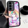 Phone Case for Samsung Galaxy A17 A16 A15 A14 A13 Pink Unicorn Rainbow A56 A36 A26 A55 A35 A25 A54 A34 A24 A53 A33 A23 A07 A06