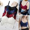Sexy Camisole Padded Tank Tops Women Fitness Underwear Floral Lace Bralette Crop Top
