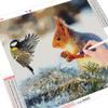 5D Diamond Painting Rabbit Diamond Embroidery Bird Cross Stitch Animal Mosaic Winter Home Decoration