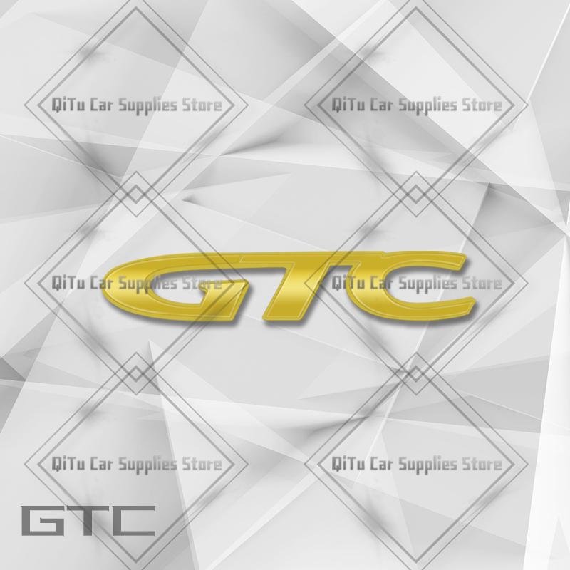 Zinc Alloy GTC Badge Car Body Trunk Emblem 3D Grille Sticker For Opel Vauxhall OPC Corsa Astra Vectra Crossland Meriva Junior GS