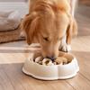 Petal Slow Feeder Dog Bowl for Fast Eaters, - Interactive Puzzle Dish to Help Slow Down Eating at Mealtime