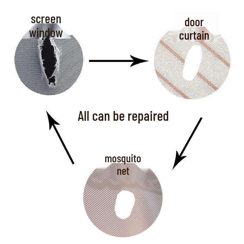 Self-Adhesive Screen Repair Patch Tape