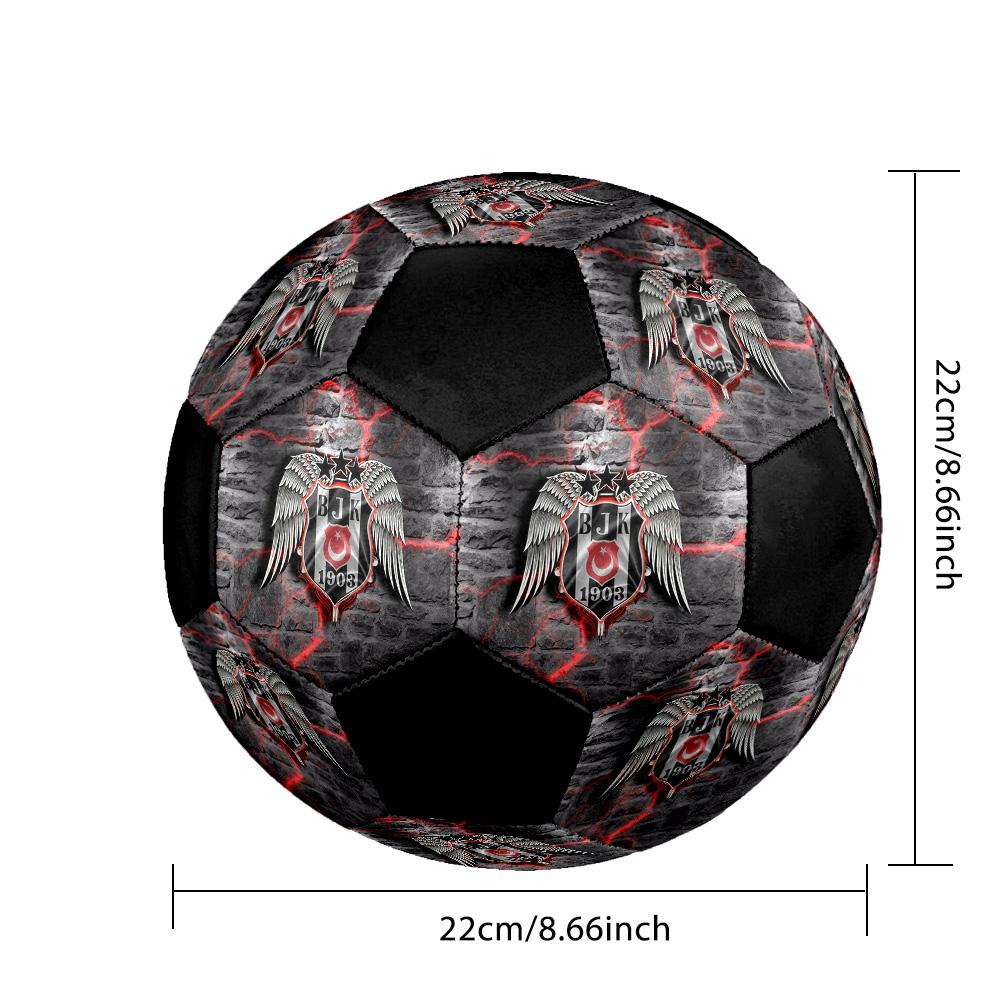 Beşiktaş J.K Fußball Bunt Alle Altersgruppen Maschinengenäht PVC Wettkampfbereit Langlebig Hoher Rückprall.GRÖSSE5