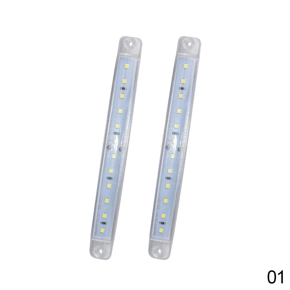 2 Stück LKW Anhänger Seitenmarkierungsleuchten Auto Signal Bremslicht hinten Warnrücklicht 12-LED 12V 24V Warnleuchte