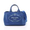 Used CANAPA Canapa 2WAY Tote Bag Canvas Blue Used Women