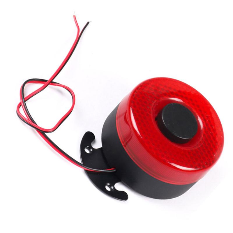 

Автомобильный зуммер задним ходом Звуковой сигнал со светодиодным светом 12-24v Резервное предупреждение Звуковой сигнал Зуммер Грузовик Модифицированные аксессуары