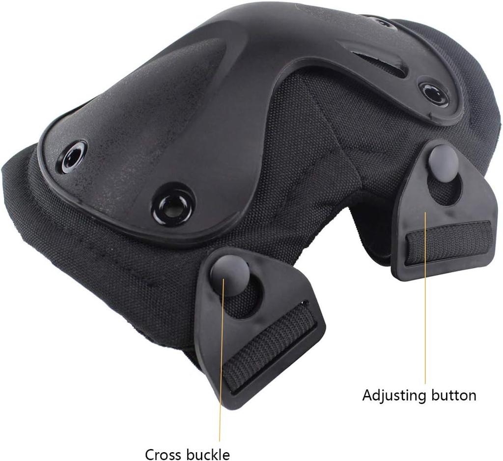 Knee Elbow Protective Pads Set For Outdoor Sports Paintball Cycling Skateboarding Safety Gear Guard Pads