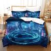Home Textile Three-Piece Set, Digital Printing Animal Snake, Samples Can Be Ordered.
