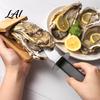 Heavy Duty Oyster Shucking Cutter Shucker with Clamp Stainless Steel Blade And Ergonomic Kitchen Tool for Hard Shells Wood Base Design Non-slip