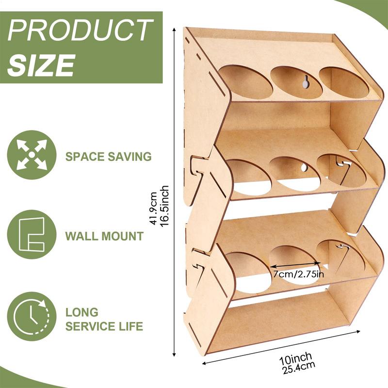 Porta Bombolette Spray Grande Capacità Organizer per Bombolette di Vernice Stoccaggio Vernice Spray Portabombolette Vernice da 9 Pezzi Scaffale a Muro per Bombolette Vernice Spray
