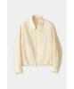 Coor Wide Collar Crinkle Blouson (Corn Silk)
