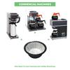 100pc Disposable Coffee Filter, Basket Type 8-10Cup, Compatible with Single Pouring Coffee Machine and Dripping Coffee Machine