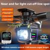 Lumière Avant Vélo de Route Montagne Grands Lumens Lampe de Cyclisme Télécommandée Intelligente Cordon de Suspension Contrôle Intelligent Phare de Vélo