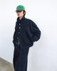 Anglan Heavy Sweat Trucker Jacket - Indigo