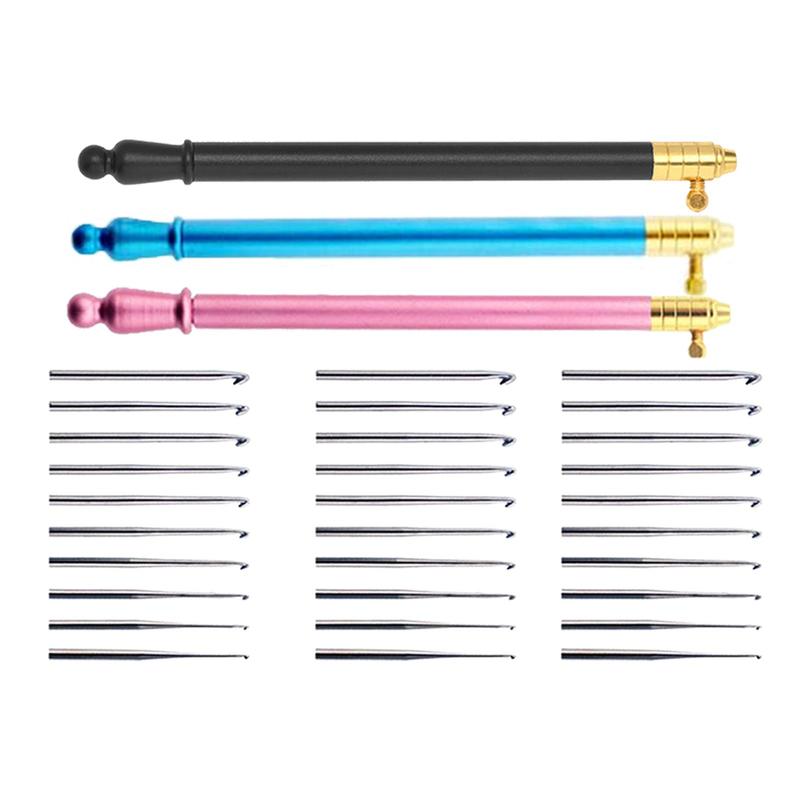 Crochet Hook Kit with Interchangeable P for Crafting Projects