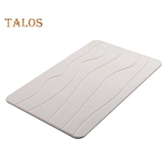 

Коврик для ванной комнаты Быстро впитывающий Быстросохнущий Диатомовая грязь Противоскользящий коврик для входа Легко моется Многоцелевой коврик для ванной Душ Раковина Кухня 40x60cm белый