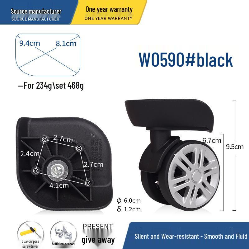 Rodas de Substituição Universal para Malas e Malas de Trolley