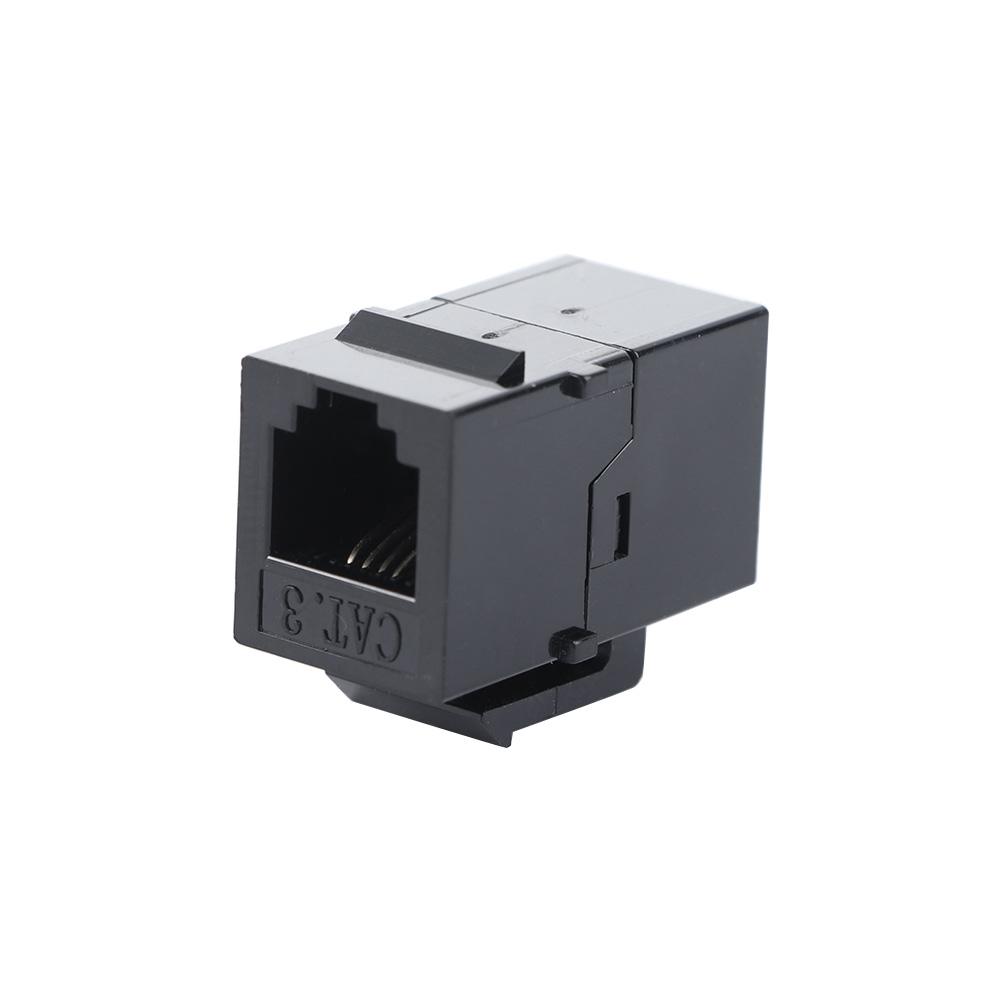 Network Cable Connectors RJ11 Connector Straight Through Telephone Module RJ11 Extender Plug