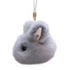 Keychain Imitation Mink Fur Rabbit Charm Key Chain Backpack Car Keys Wallet Lightweight Portable Hanging