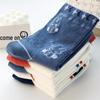 Women's Mid-Tube Socks - Autumn/Winter Japanese Korean Style, Trendy Soft Cotton, Deodorant, Personality Design.