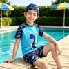 Kids' Quick-Dry Swimwear: Boys' & Girls' 2026 New Style Split Set