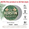 2D Flat Vintage Aluminum Wall Decorations in Various Sizes. Featuring A Fun German Caption An Aged Look, and A Double Thumbs-up Gesture, These Are