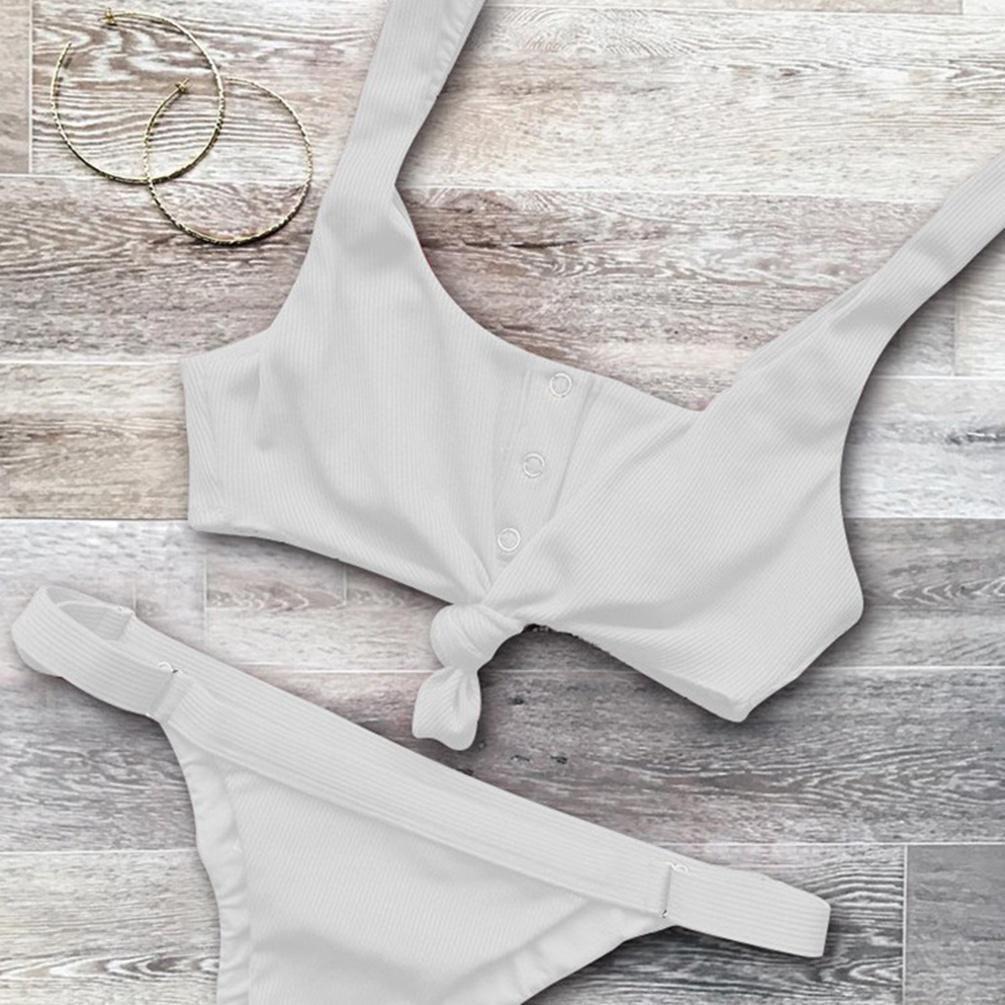 Premium Quality Women Sexy V Neck Swimsuit Bikini Sets With Timeless Design For Beach Sport
