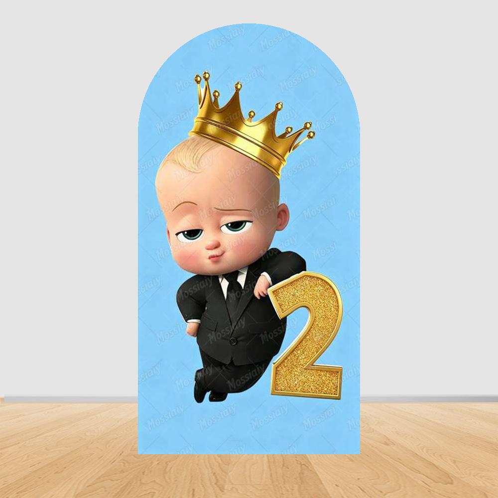 Happy Boss Baby Birthday Arch Backdrop