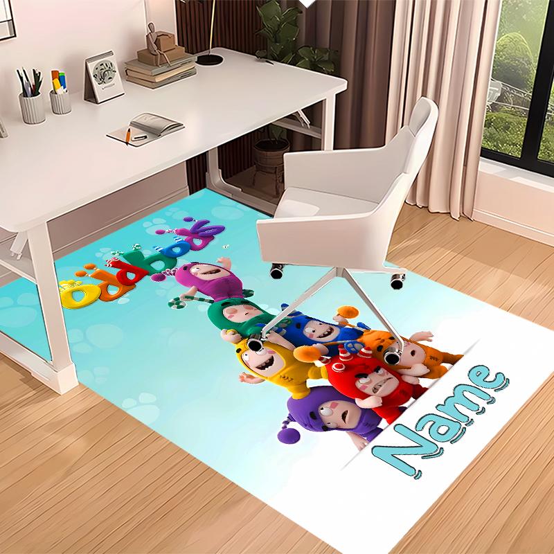Custom personalization Oddbods Print Area Rug - Soft, Washable Non-Slip Indoor Mat,Living Room,Home&Office Decorative Rug