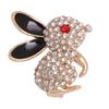 Fashion Cute Bunny Brooch Summer Clothes with Accessories High Sense Light Luxury Exquisite Animal Rabbit Corsage Woman