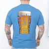 Men's T-Shirt Funny Letter Wine Glass Beer Graphic Print Men's and Women's Tees Top Summer Street Short Sleeve Casual Outdoor Men's Clothing