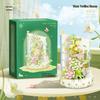 Ferris Wheel & Carousel Music Box: Building Block Toy Gift for Girls, Girlfriends, and Best Friends