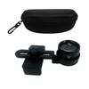 Macro Lens Adapter Clip-on Magnifier Non-slip Rubber Pad Curved Groove Clamp 1 4-inch Brass Nut Tripod Mountable