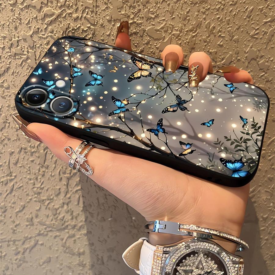 Dream Butterfly Funda Phone Cover Case for Apple iPhone 17 Pro Max 13 Air 14 11 12 XR XS MAX 16 15 Pro 7 8