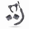 4pcs/set Exquisite Wolf Ear Headband Furry Animal Cosplay Outfit  Stage Performance