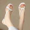 Fashion Casual Women's Sandals Thick Heel Chunky Ladies Shoes Block On Sale With Wholesale Bulk Offer Chic And Elegant Comfort Sales