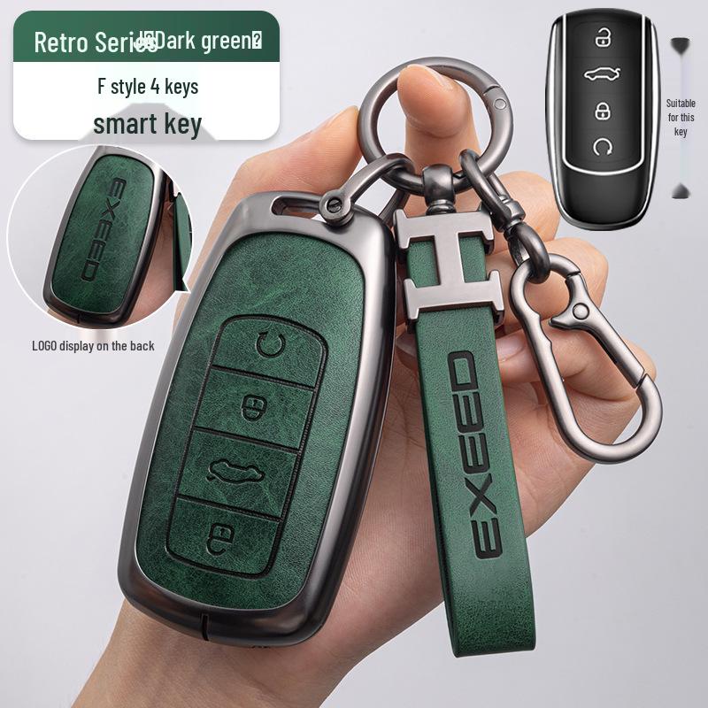 Zinc Alloy Key Protection Shell with Hanging Buckle for Chery Exeed Sterra ET Key Fob