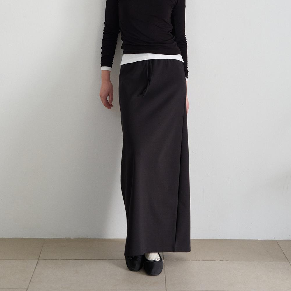 Nowood Soft Ease Skirt (Black)