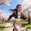 Kpop Demon Hunters Rumi Childrens Sequin Stage Costume With Short Pants For Dance Performances