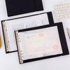 Horizontal A3/A4/B5/A5 Folder Loose-Leaf Ring Binder HD Inner Page Test Paper Drawing Paper Storage Protective Bag