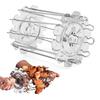 Stainless Steel Rotisserie Skewers 20cm 10pcs BBQ Forks for Oven Air Fryer