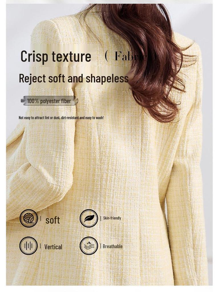 2026 Spring Pink Suit: High-End Casual Slimming Jacket for a Fresh, Trendy Look