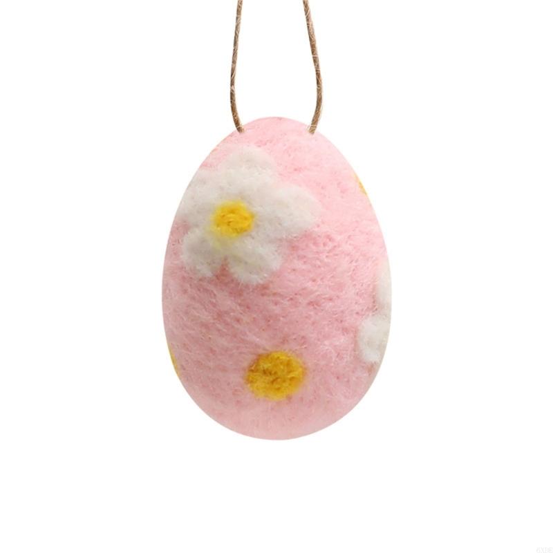 Zestaw 3 filcowych piankowych podstawek pod jajka na festiwal, dekoracja domu, wiszący ornament 6XDE