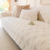 Special Rabbit Plush Sofa Cushion Winter Thickened Seat Cushion  New Plush Sofa Cover Towel Anti-Cat Scratch