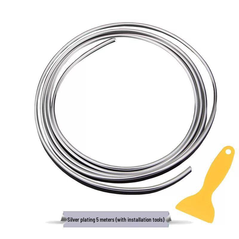 5m Chrome Electroplated Car Interior Decorative Strip for Instrument Panel